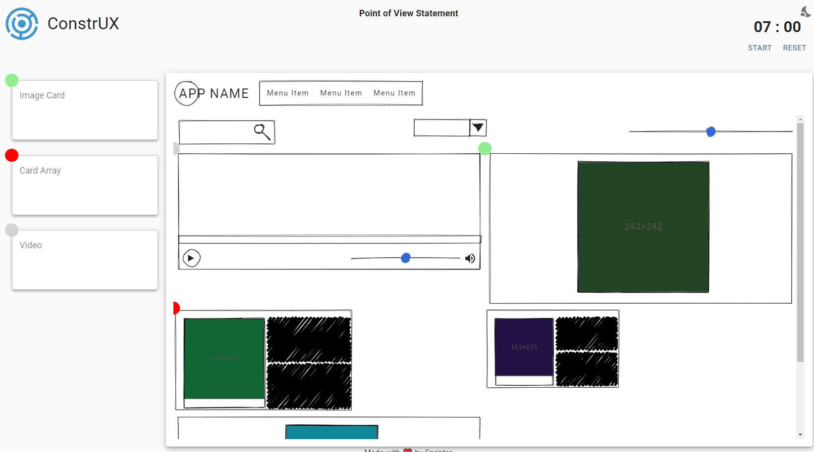 Early ConstrUX screenshot